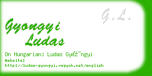 gyongyi ludas business card